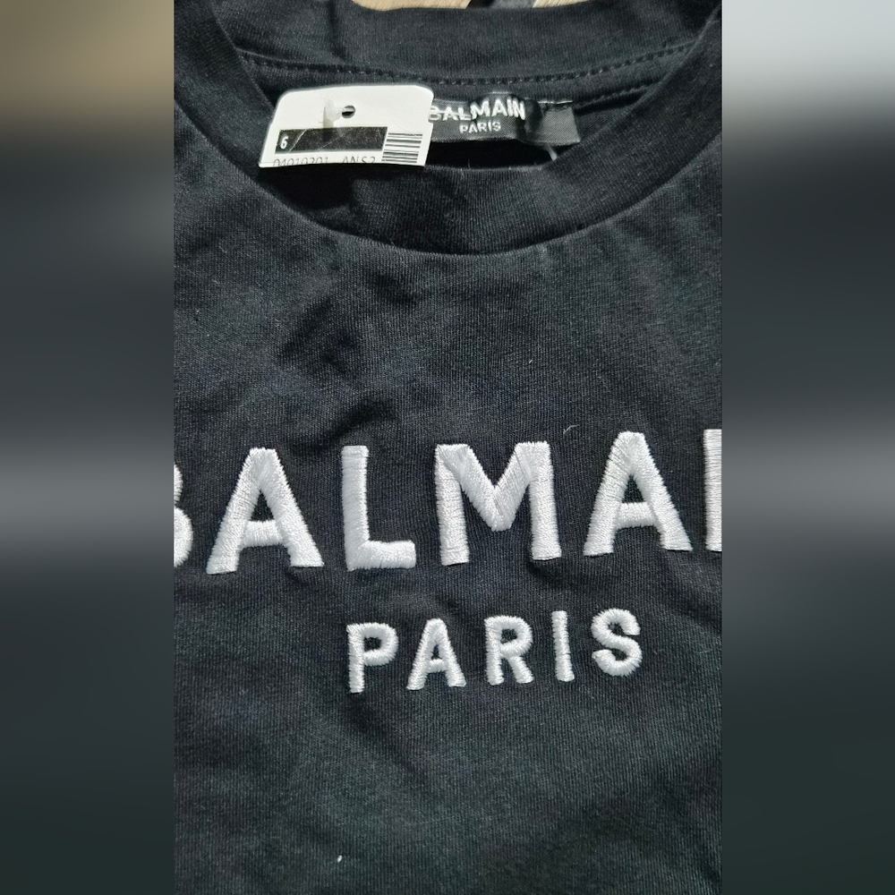 Balmain Paris Black T-Shirt